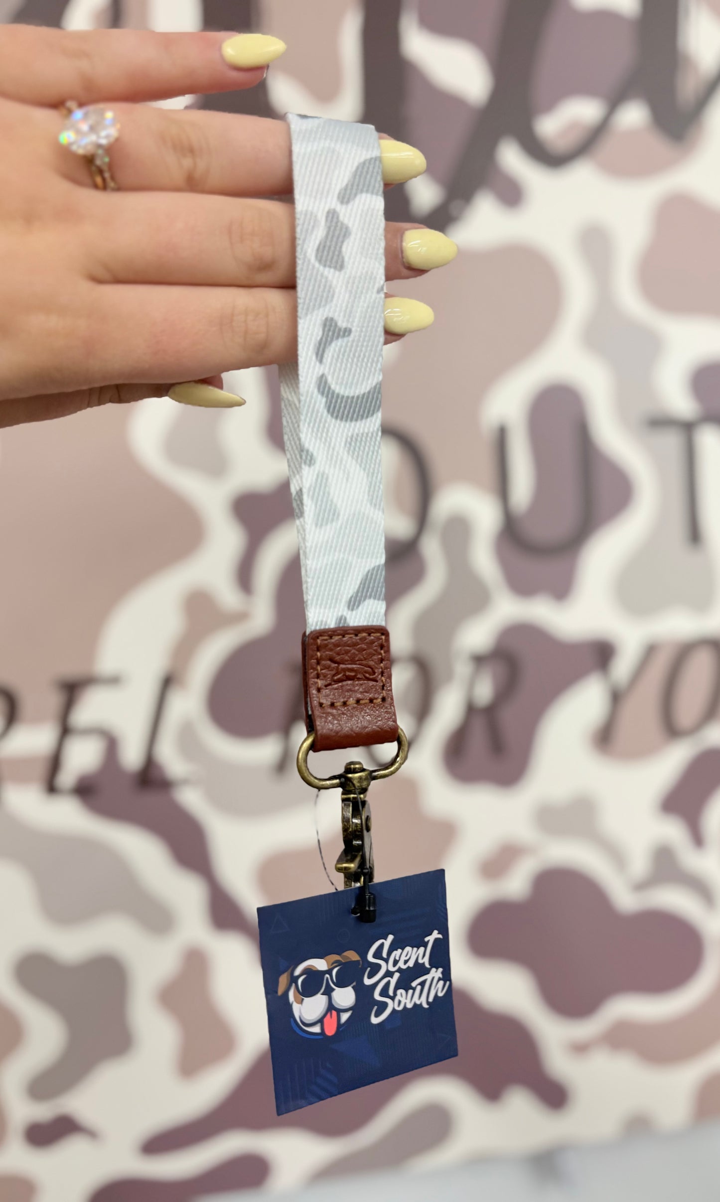 Scent South Ice Camo Camo Wrist Lanyard