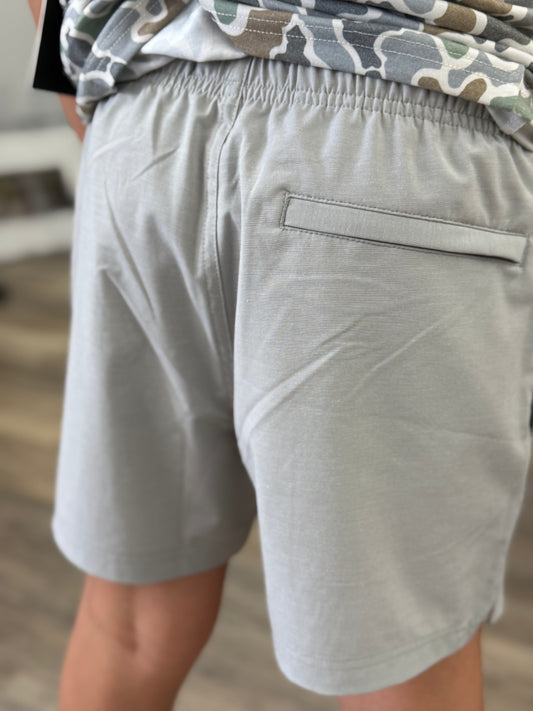 Youth Local Boy Outfitters Bayview Swim Trunks - Cool Gray