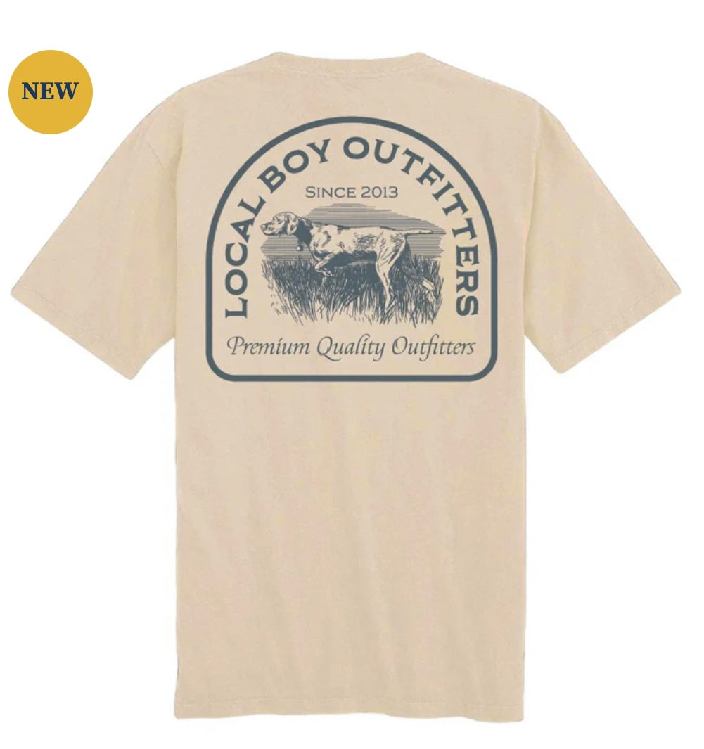 Toddler Local Boy Vintage Pointer SS Tee - Latte