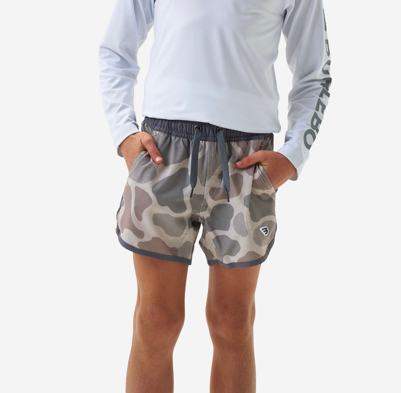 Burlebo - Youth/Toddler Swim Trunk - Jumbo Classic Deer Camo