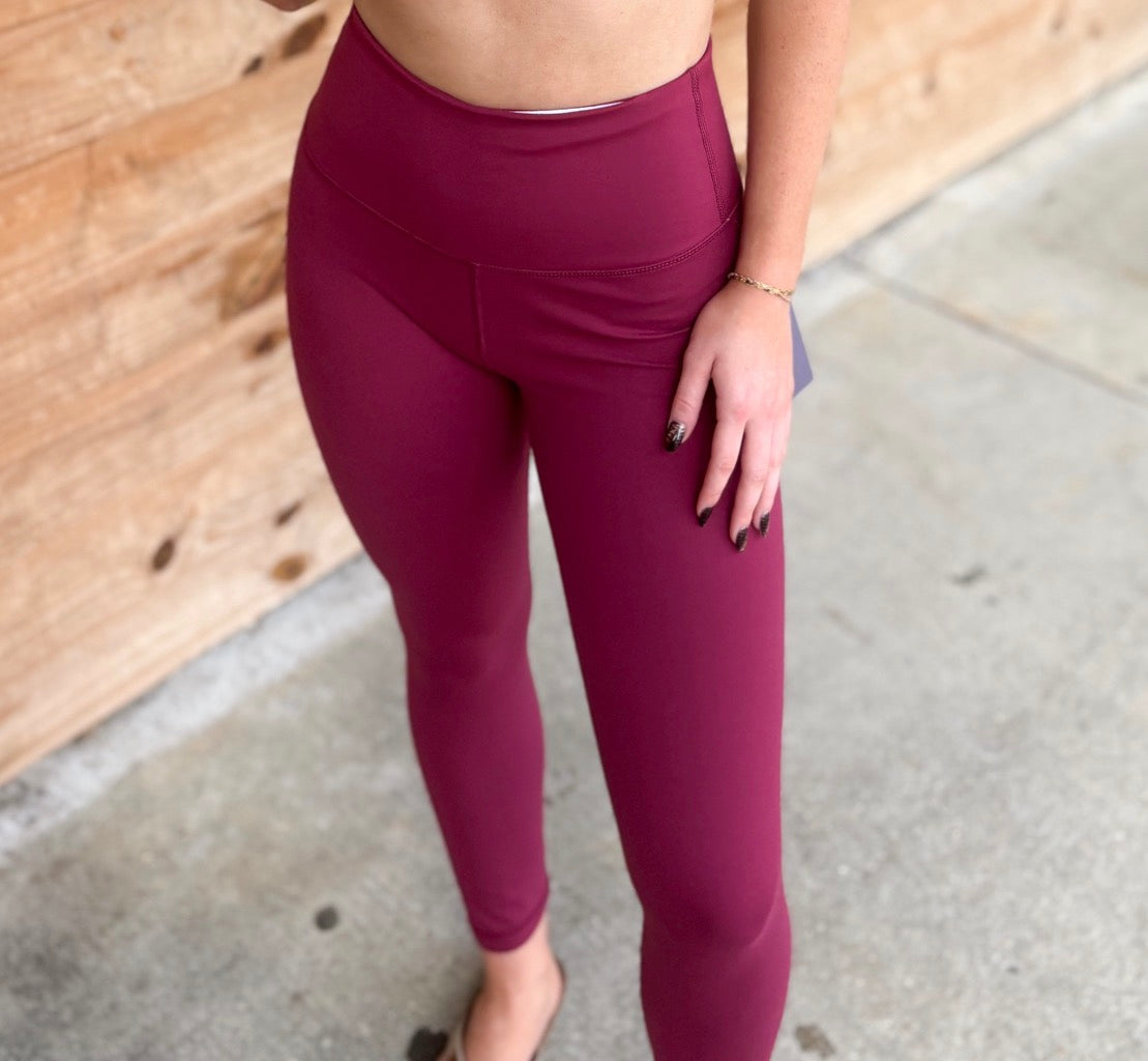 Youth Local Girl Leggings - Berry
