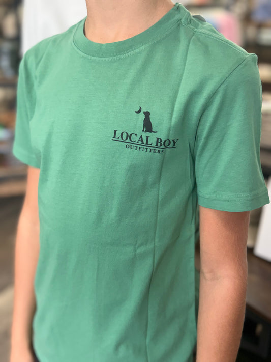 Youth Local Boy Outfitters - Feathered Fetch SS Tee - Light Green