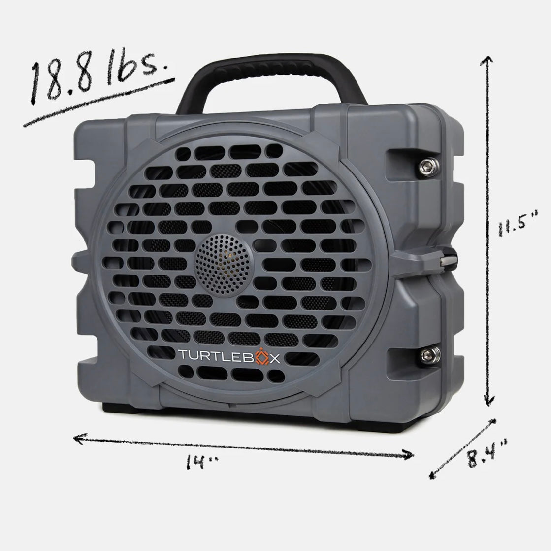 TurtleBox Audio - Grande Speaker - Gray