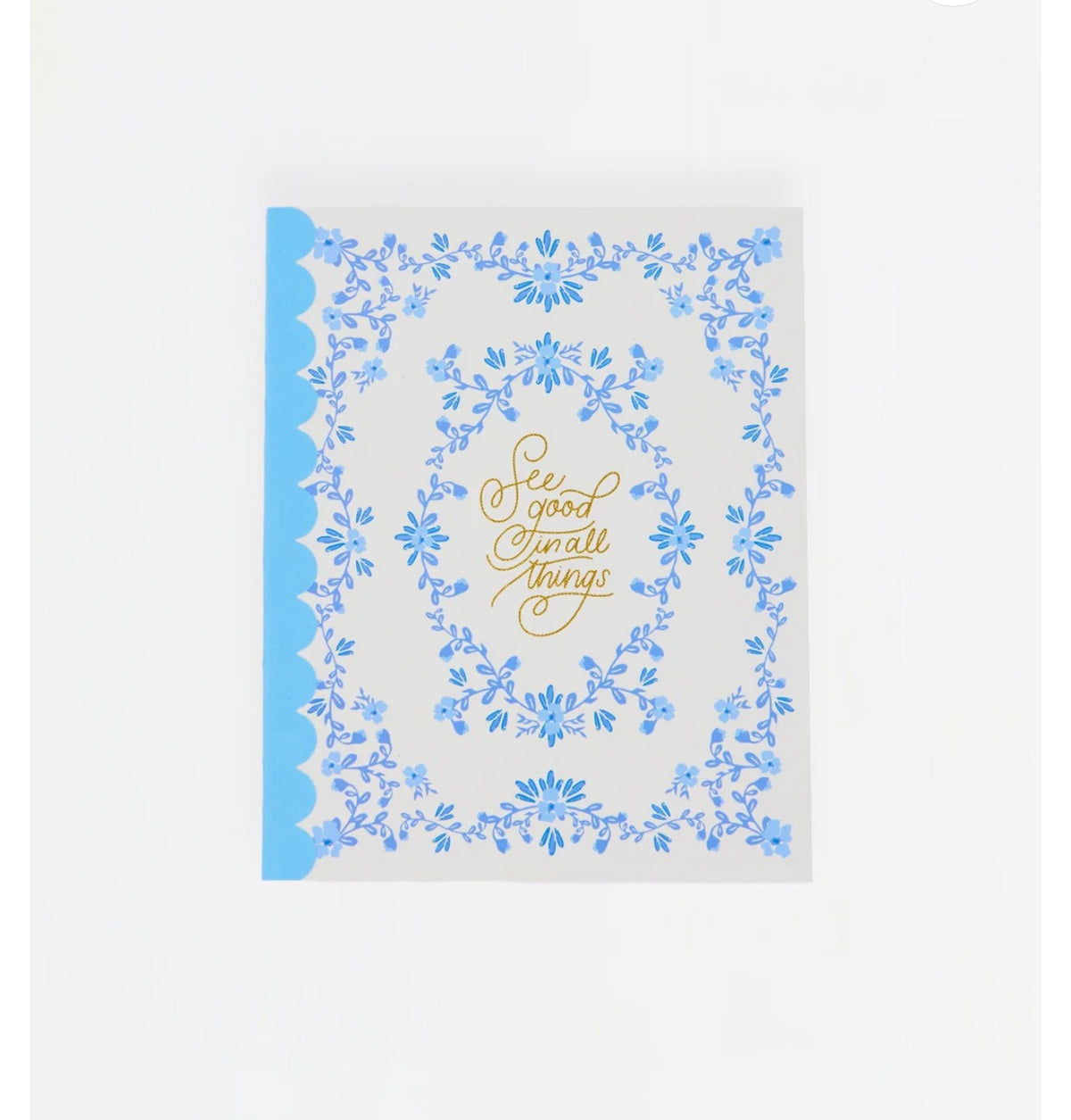 Mary Square Scallop Notebook | See Good In All Things