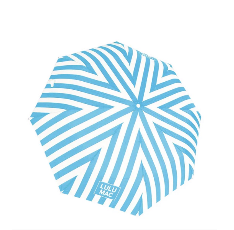 LULU MAC Umbrella- Blue Stripe
