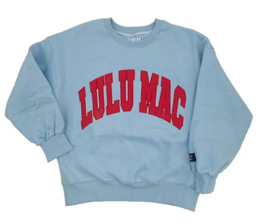 Lulu Mac Stitch - Light Blue/Red