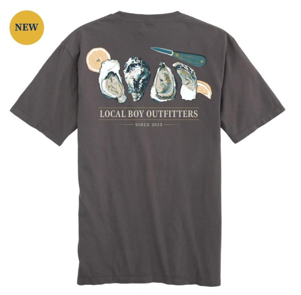 Local Boy Aw Shucks SS Tee - Gray