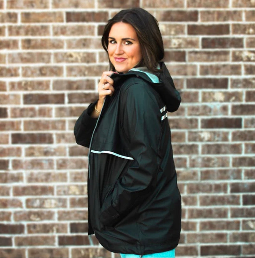 Girlie Girl Originals Rain Coat- Black