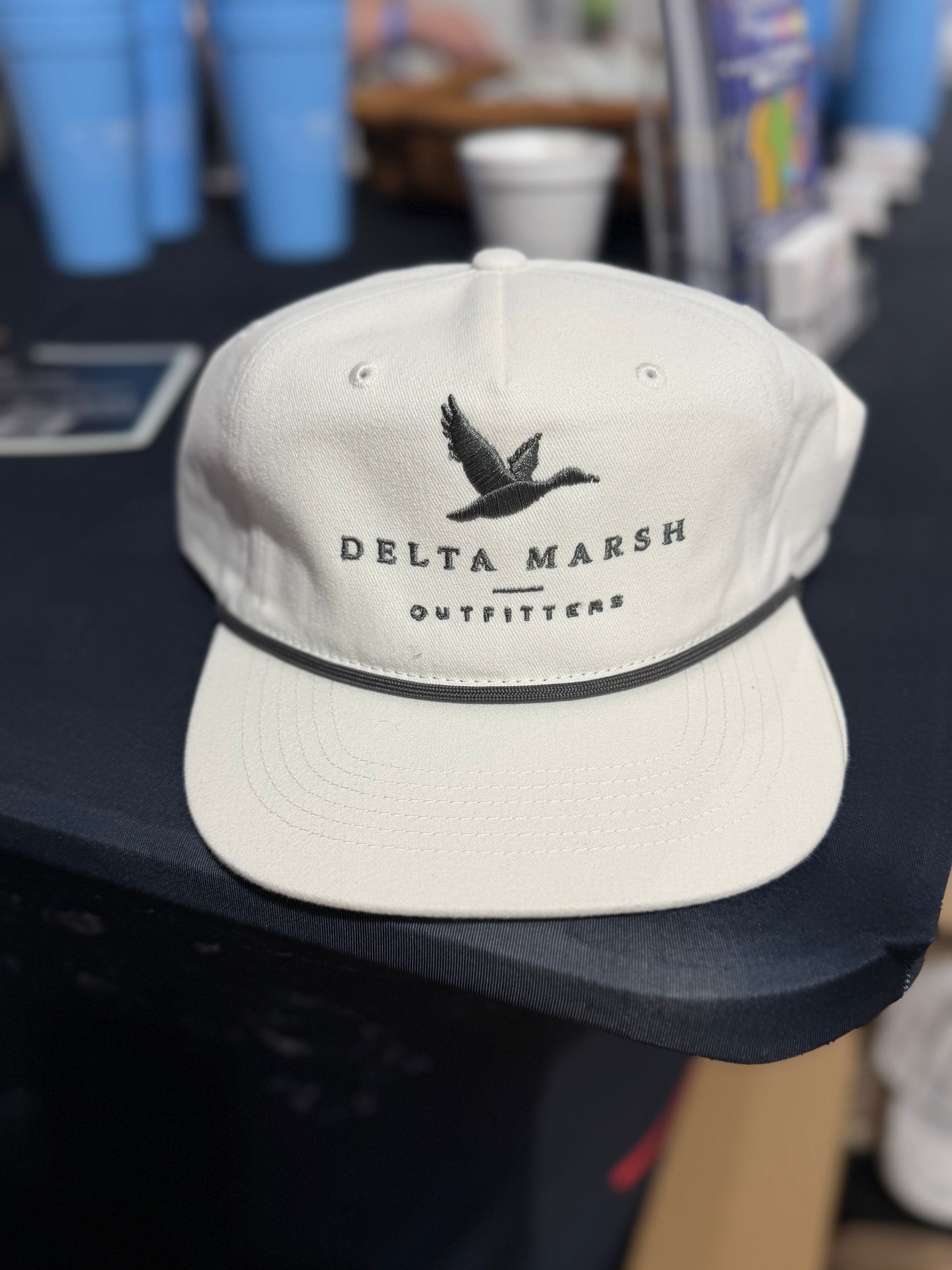Delta Marsh Block - Lost Hat - White/Grey ROPE