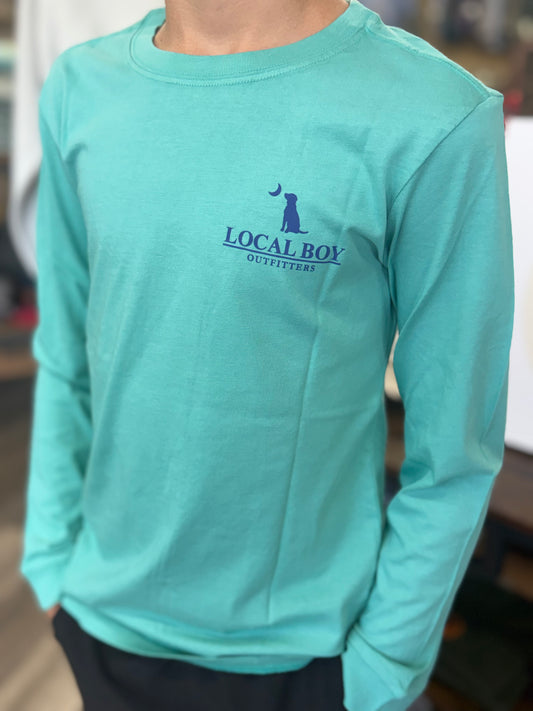 Youth Local Boy Outfitters - Long Sleeve Migrating - Seafoam