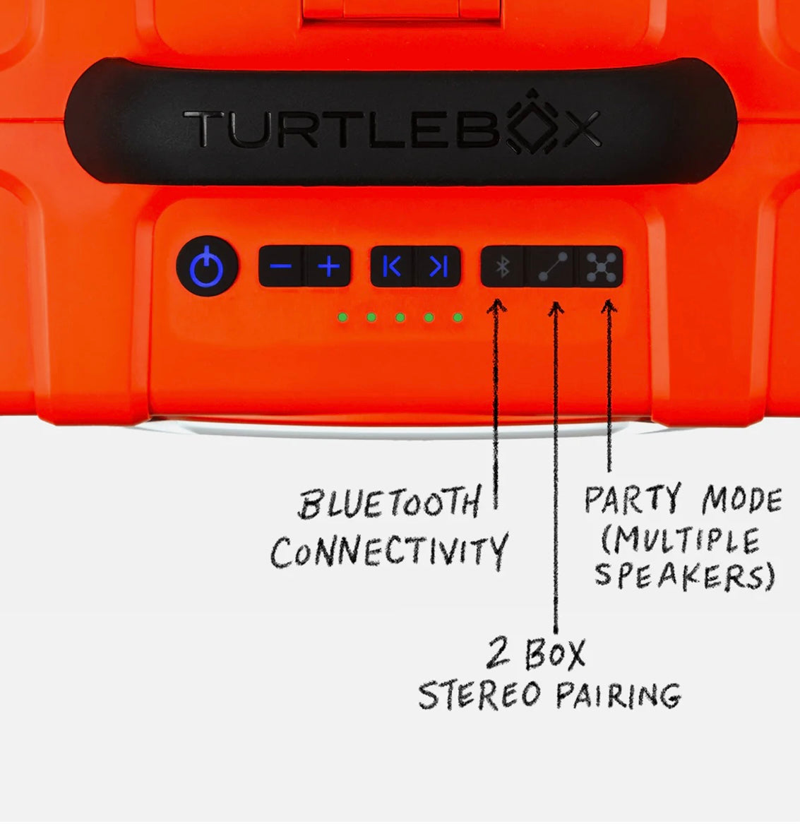 TurtleBox Audio - Grande Speaker - Orange