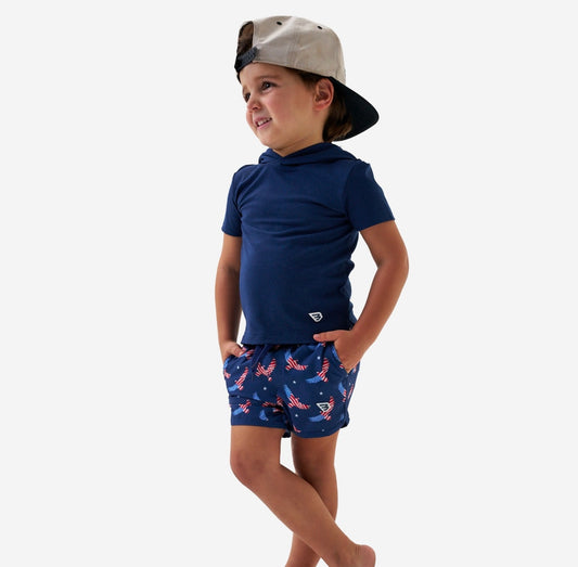 Burlebo - Youth/Toddler Swim Trunk - USA Eagle