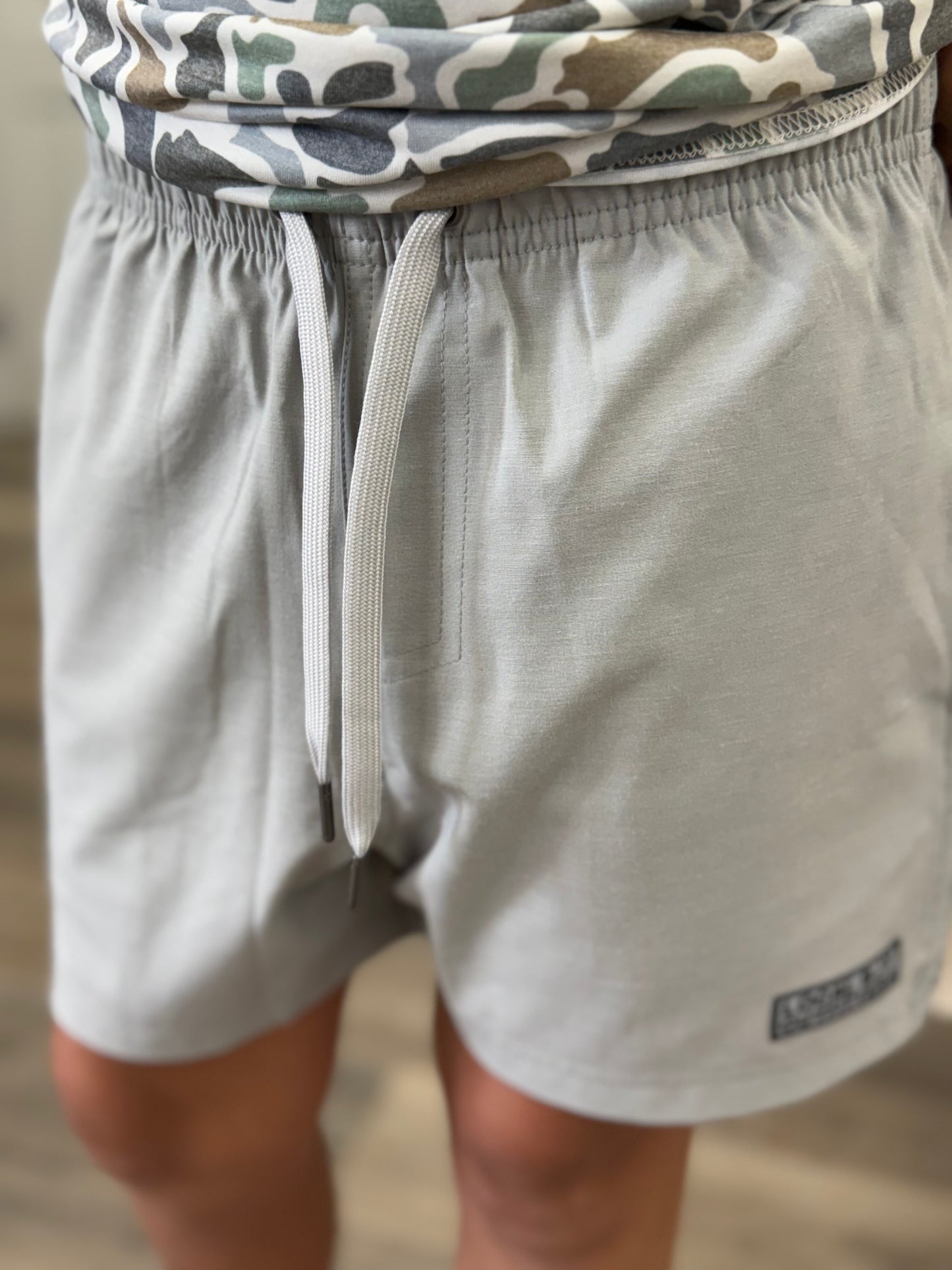 Youth Local Boy Outfitters Bayview Swim Trunks - Cool Gray