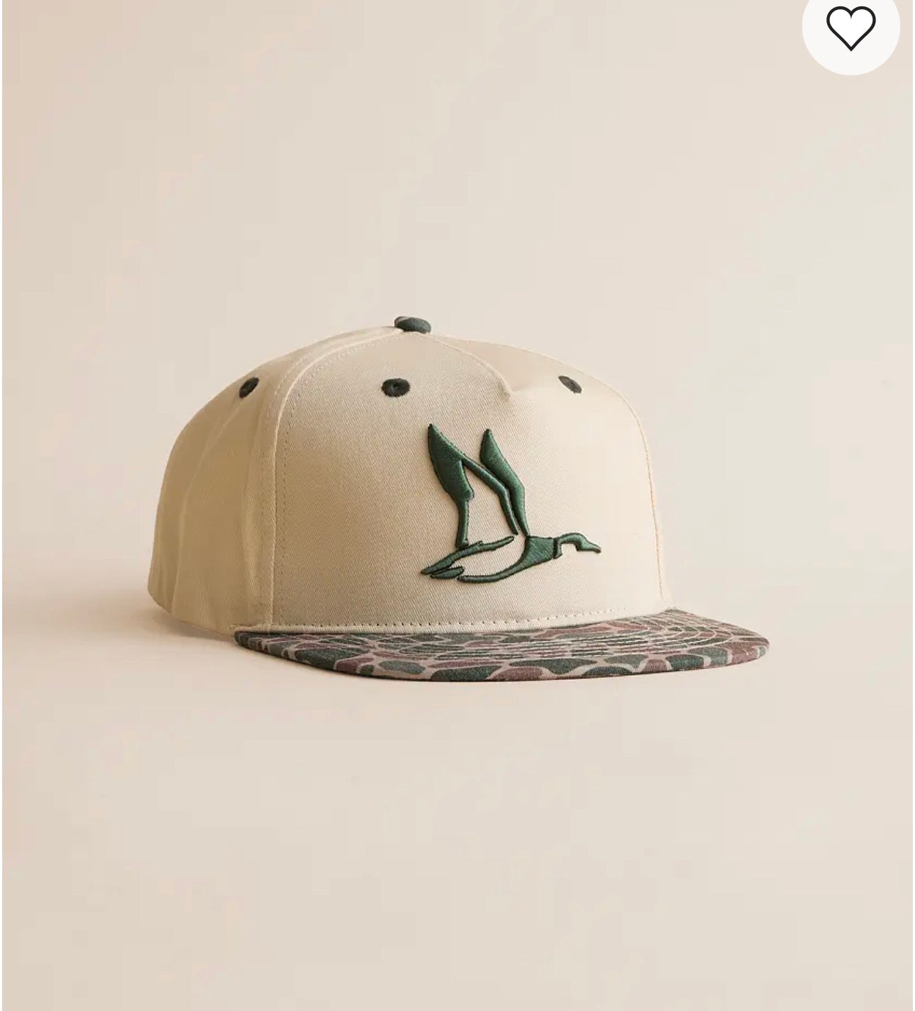 Roost Canvas Camo Bill hat (RH-R-161)