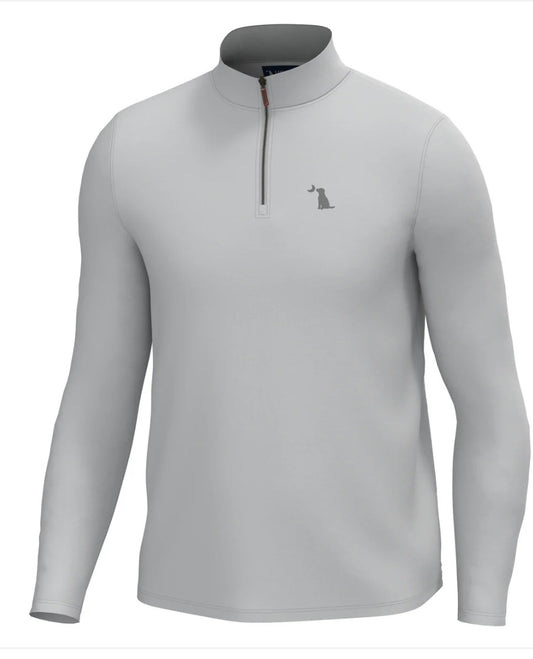 Local Boy Bentley Quarter Zip - Light Gray