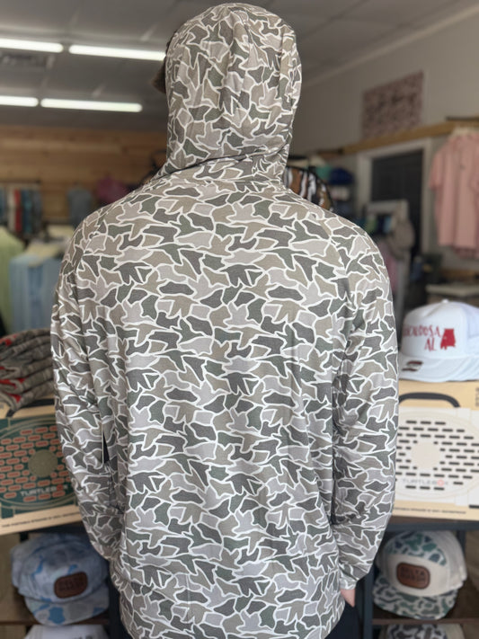 Local Boy Outfitters - Heather Blend Hoodie - Duck Camo