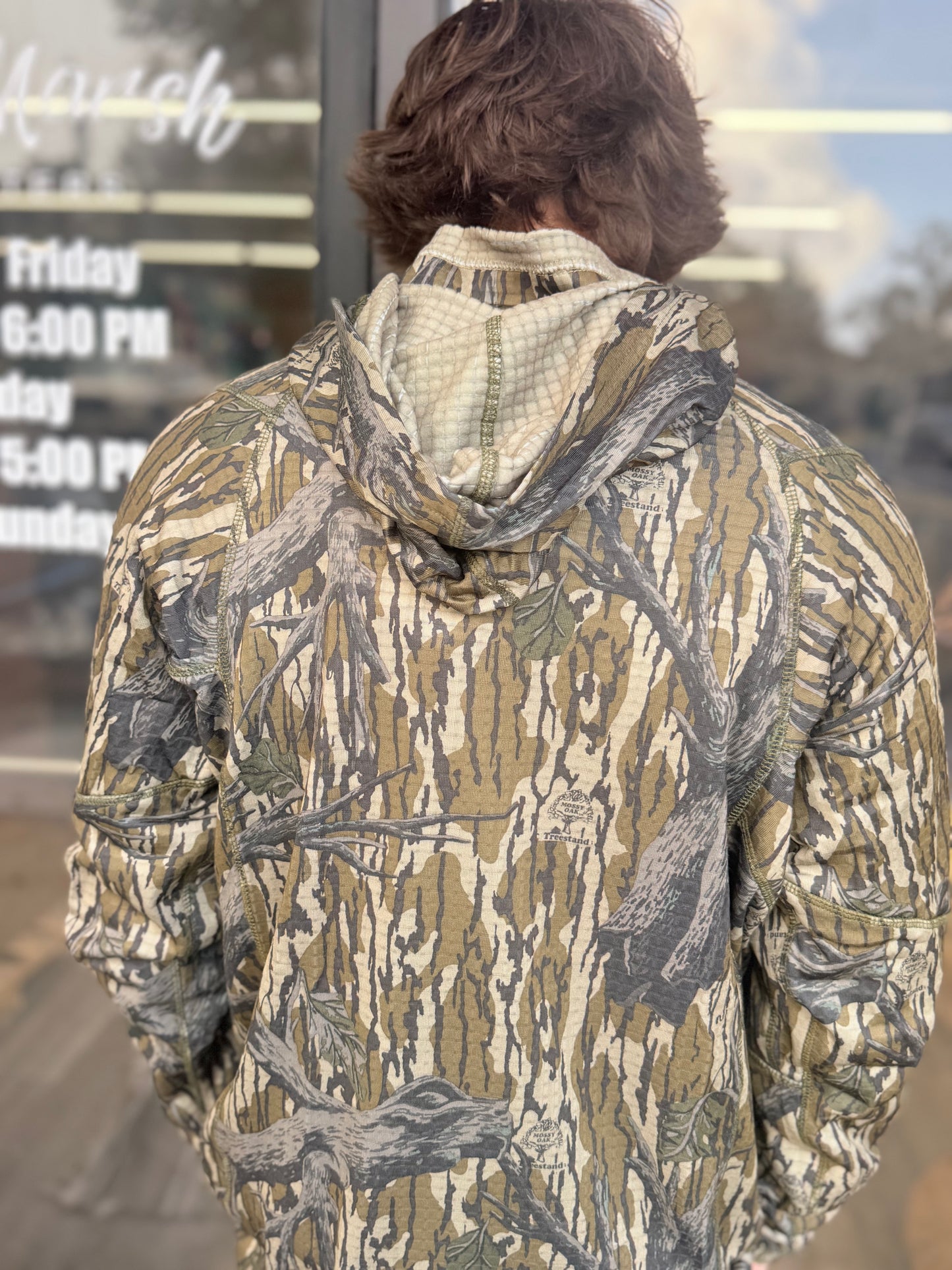 Local Boy Harvest Waffle Half Zip Hoodie - Treestand