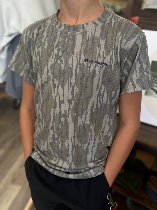 Youth Mossy Oak OG Delta Marsh S/S Tee - Bottomland