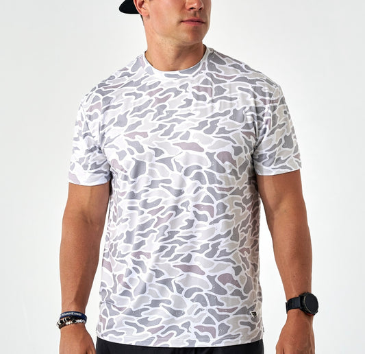 BURLEBO Go To Tee - White Camo