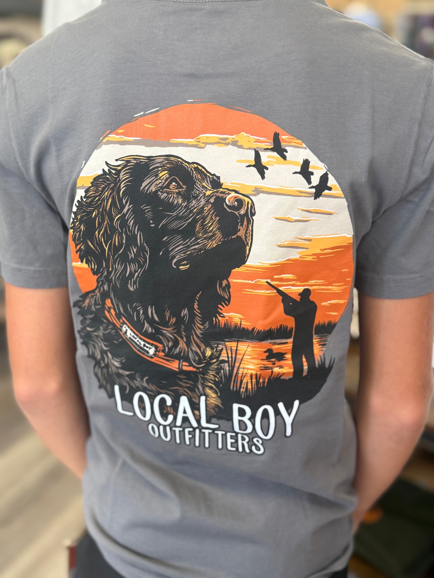 Youth Local Boy Outfitters - Boykin Dream SS Tee - Gray