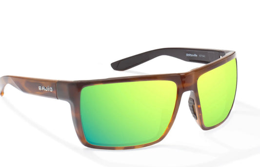 Bajio STILTSVILLE - Brown Tort Gloss/ Green Mirror Glass