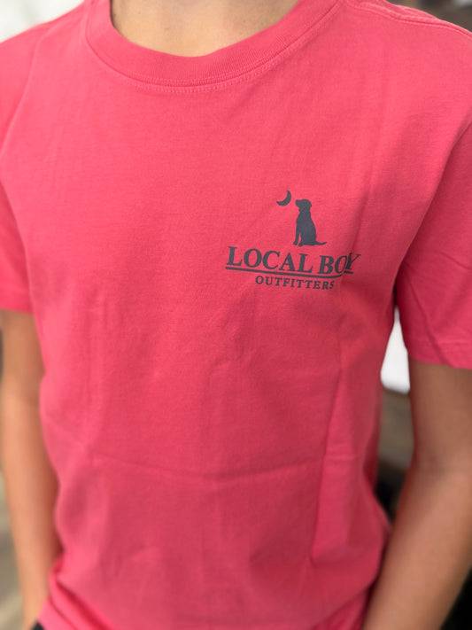 Youth Local Boy Outfitters - Antler Retrieve SS Tee - Brick