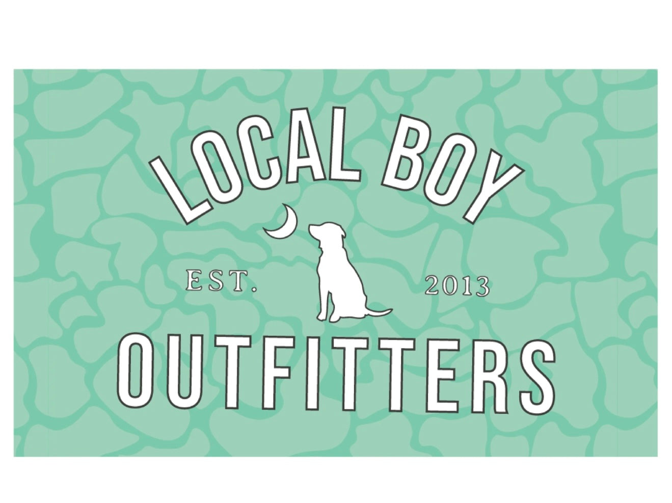 Local Boy Flag - Aqua