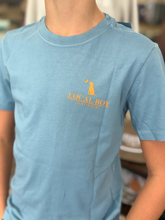 Youth Local Boy Outfitters - Spaniel Stand SS Tee - Slate