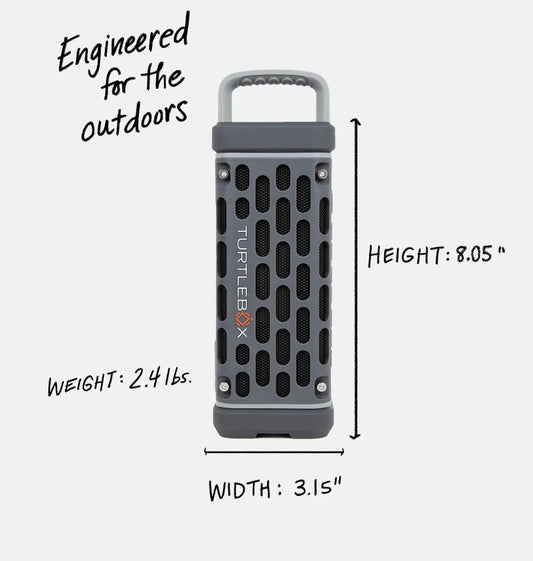 Turtle Box Ranger Speaker - Gray