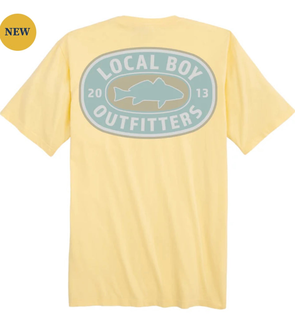 Local Boy Sandy Red SS Tee - Banana