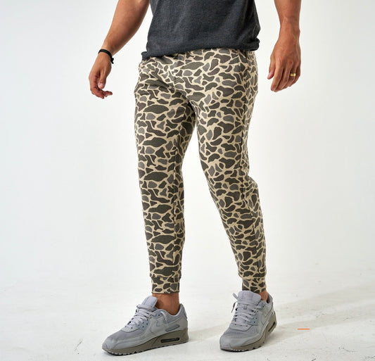 Burlebo - Fleece Joggers - Classic Deer Camo