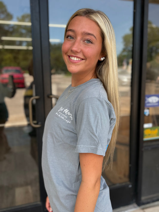 The Skyler Z Tee - Delta Marsh Outfitters - Gravel