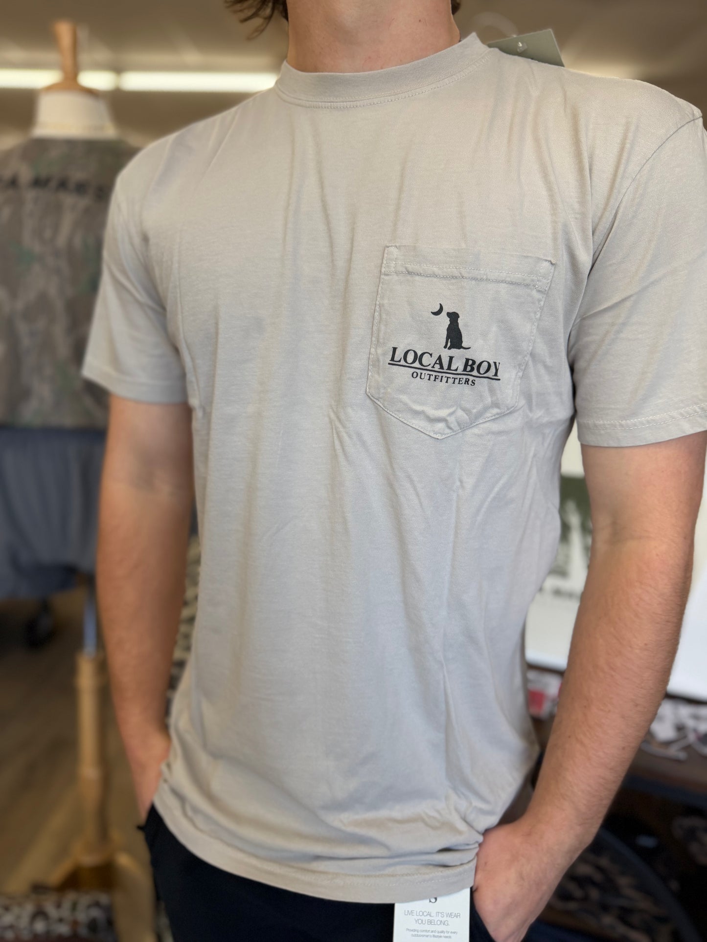 Local Boy Duck Camo Dog & Moon SS Tee