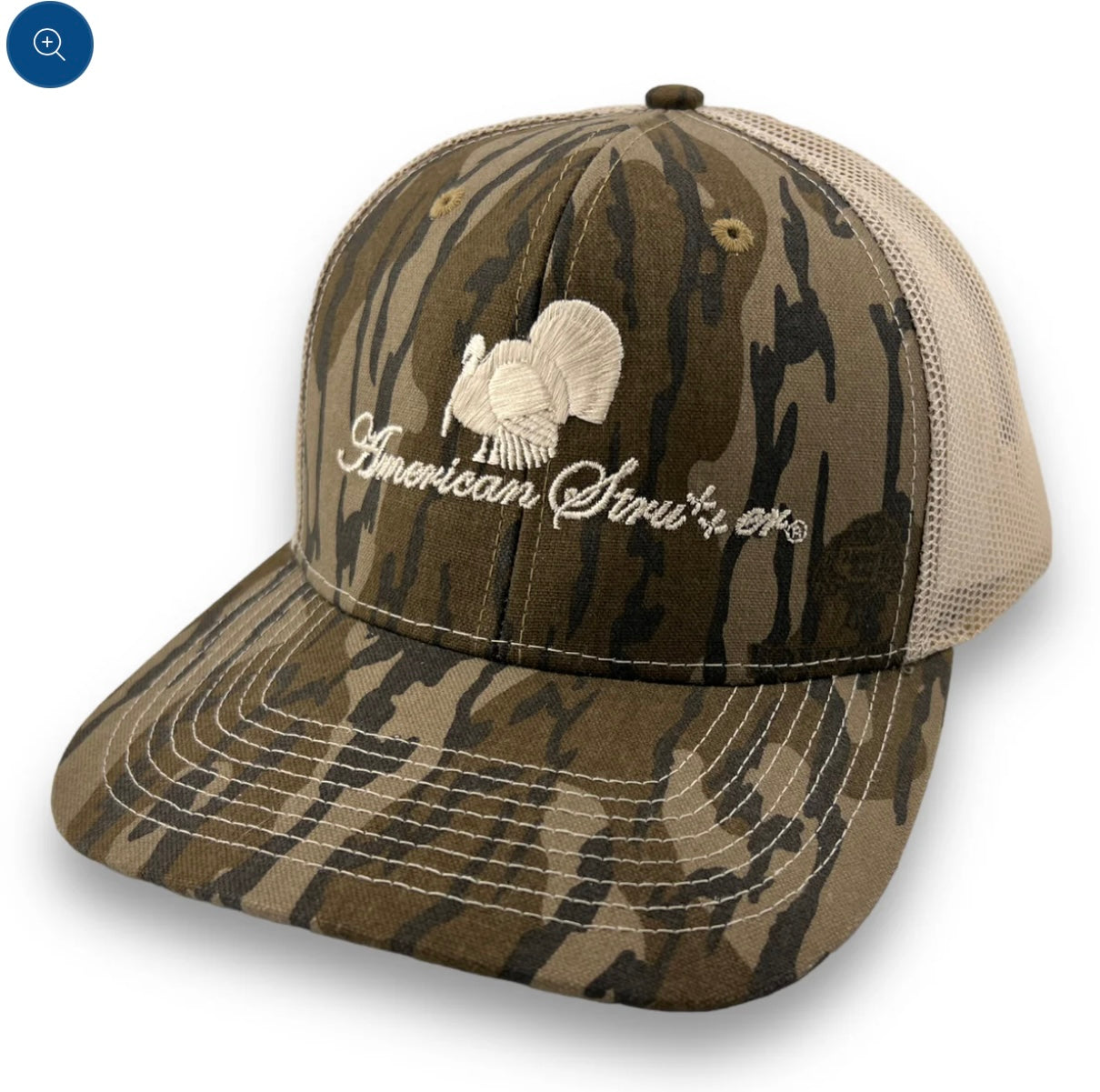 American Strutter Mossy Oak Original Bottomland ‘Flatline’ SnapBack
