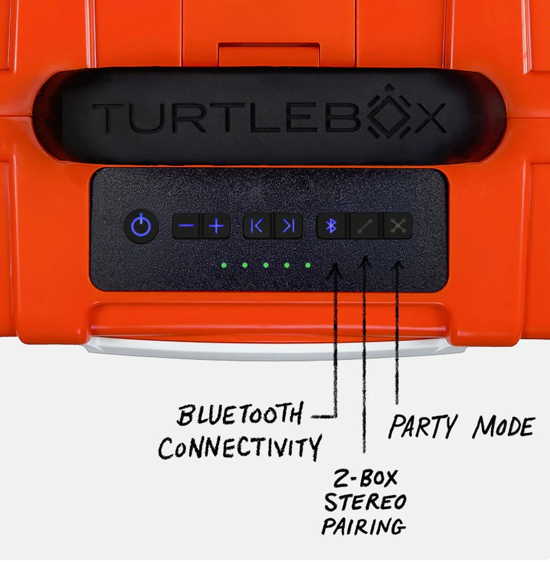 TurtleBox Audio - Origional: Gen 3 Speaker - Orange