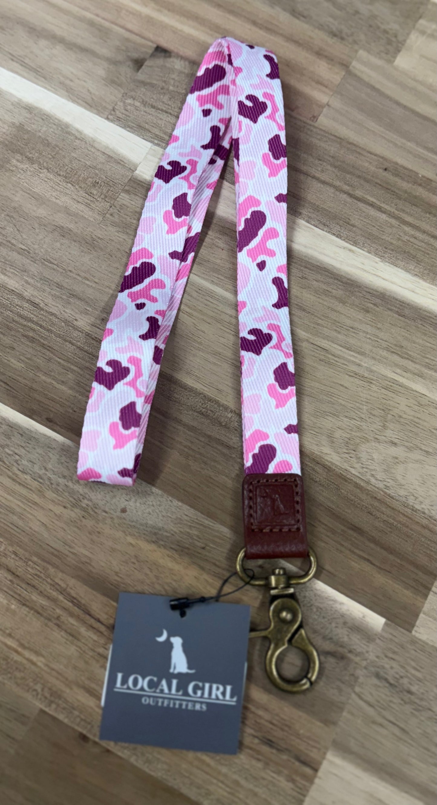Local Girl Long Lanyard - Pink Localflage