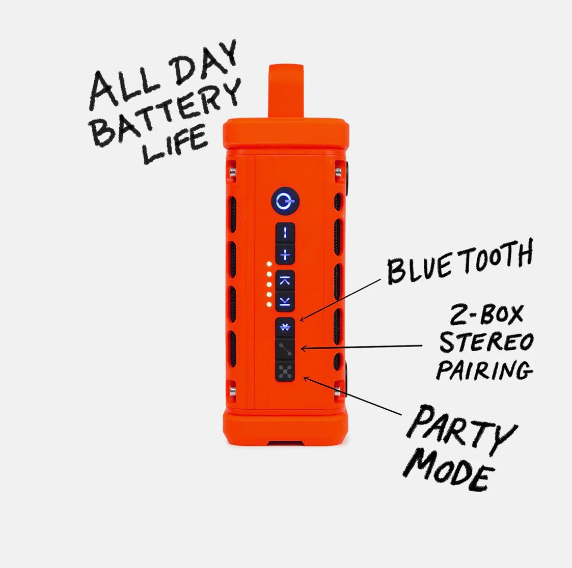 Turtle Box Ranger Speaker - Orange