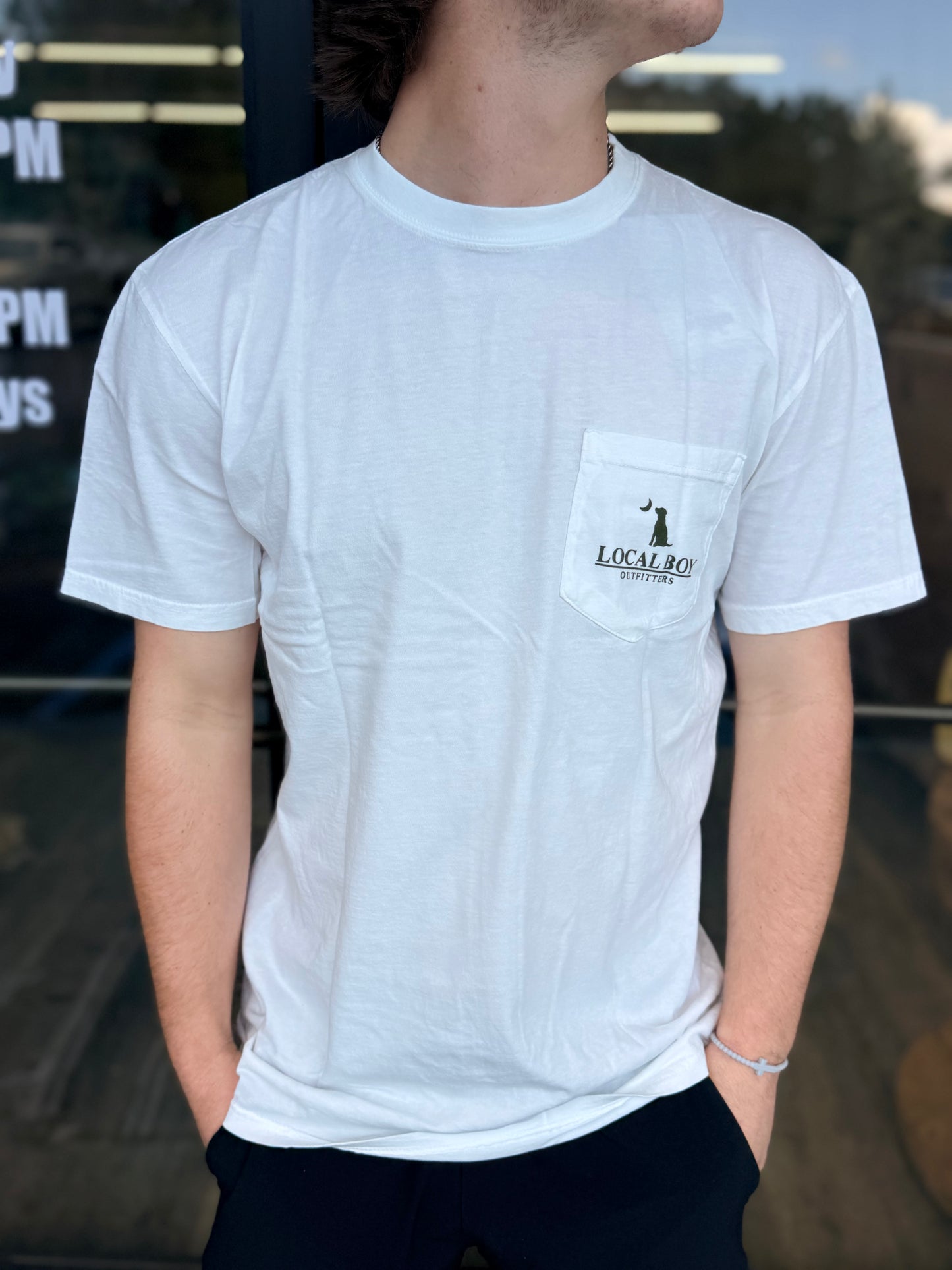 Local Boy Vintage Emblem SS Tee - White