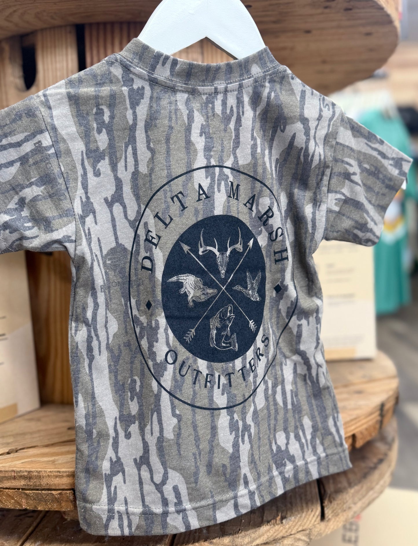 Youth Mossy Oak OG Delta Marsh S/S Tee - Bottomland