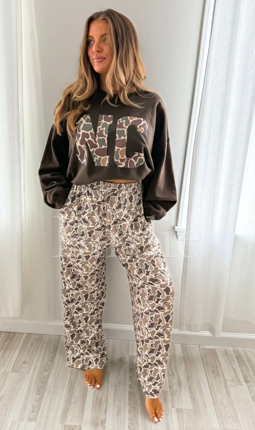Duck Camo Stretchy Lounge Pants - ETA