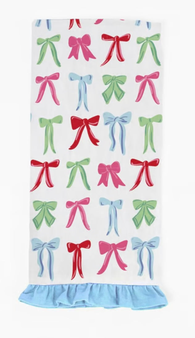 Mary Square Tea Towel A Bowtiful Christmas
