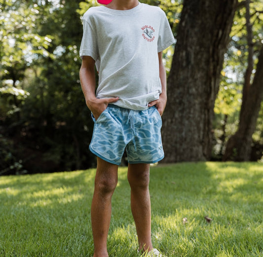Burlebo - Youth/Toddler Swim Trunk - Jumbo Seaside Camo