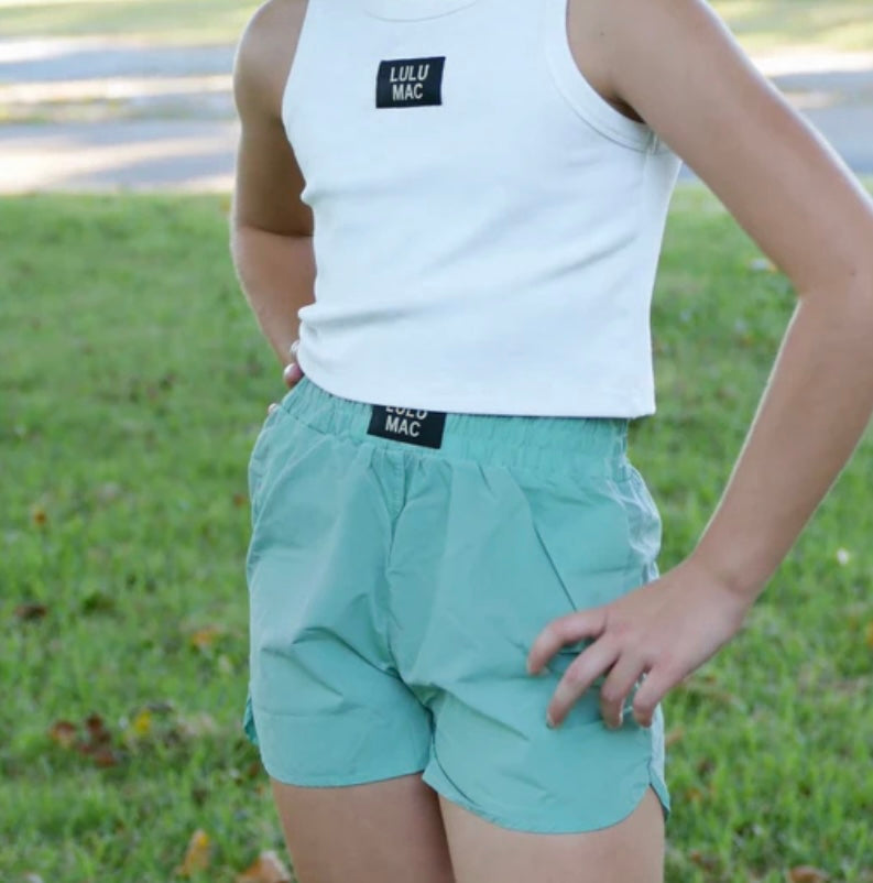 Youth Lulu Mac Turquoise Shorts