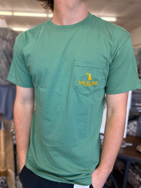 Local Boy Moonlit Mallard SS Tee - Lt Green