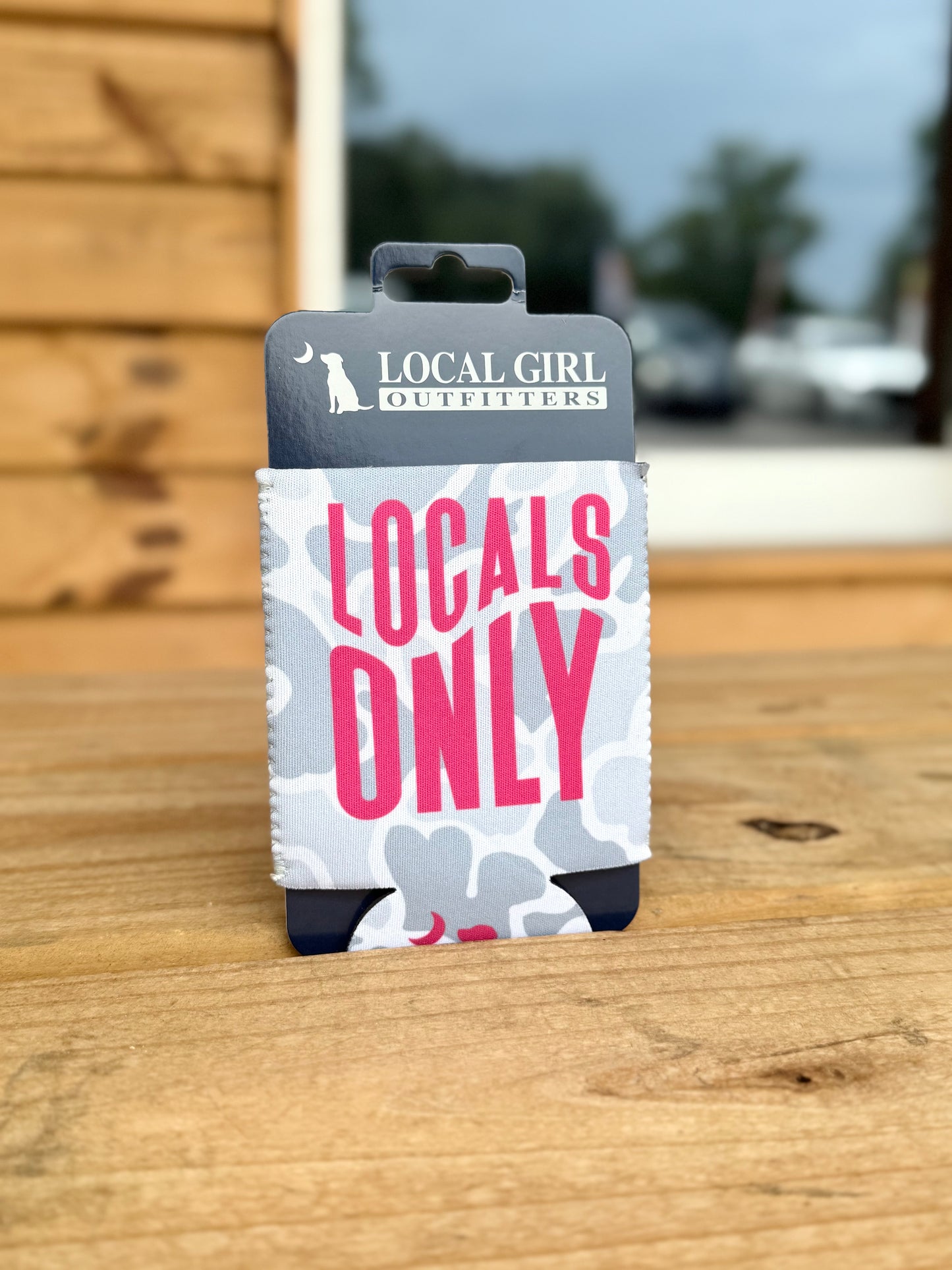 Local Girl Beach Waves Koozie