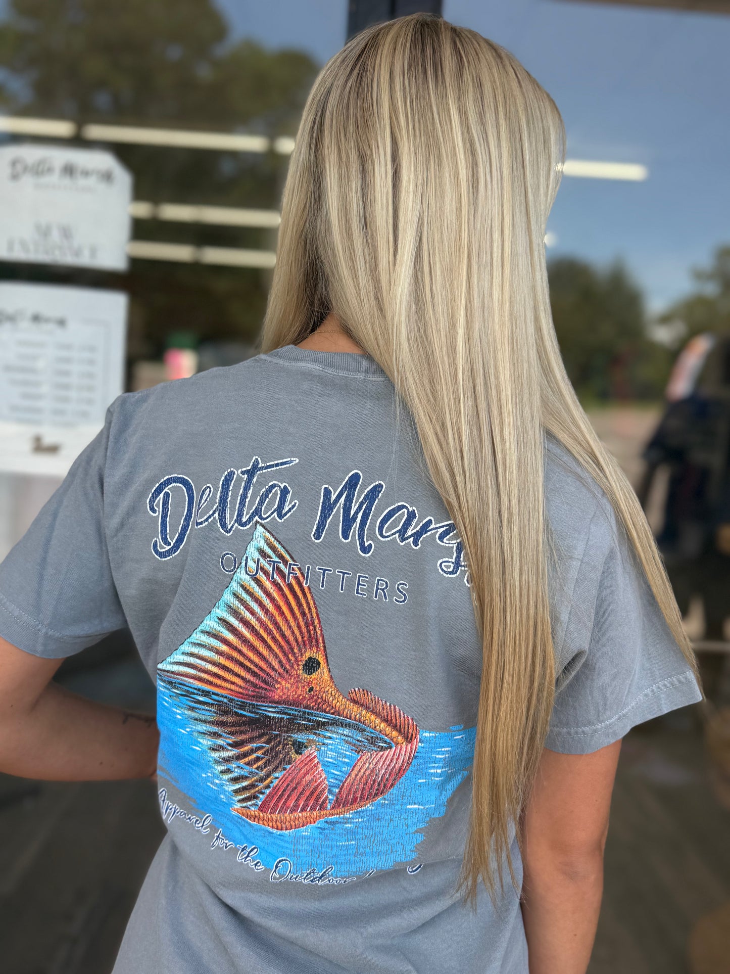 The Skyler Z Tee - Delta Marsh Outfitters - Gravel