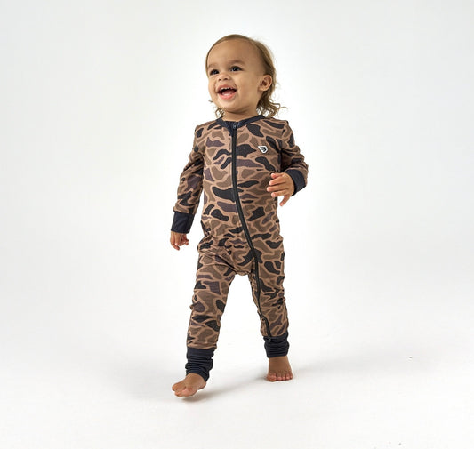 Burlebo - Baby Zip Up - Gauge Camo