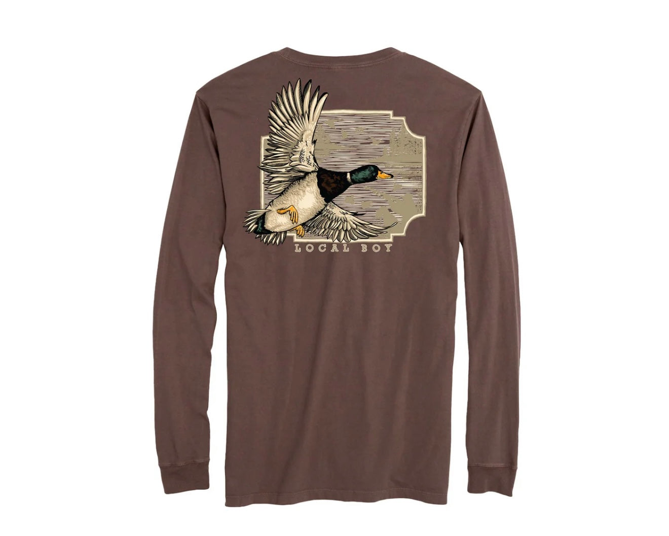 Youth Local Boy Outfitters - Long Sleeve Greenhead Flight - Brown