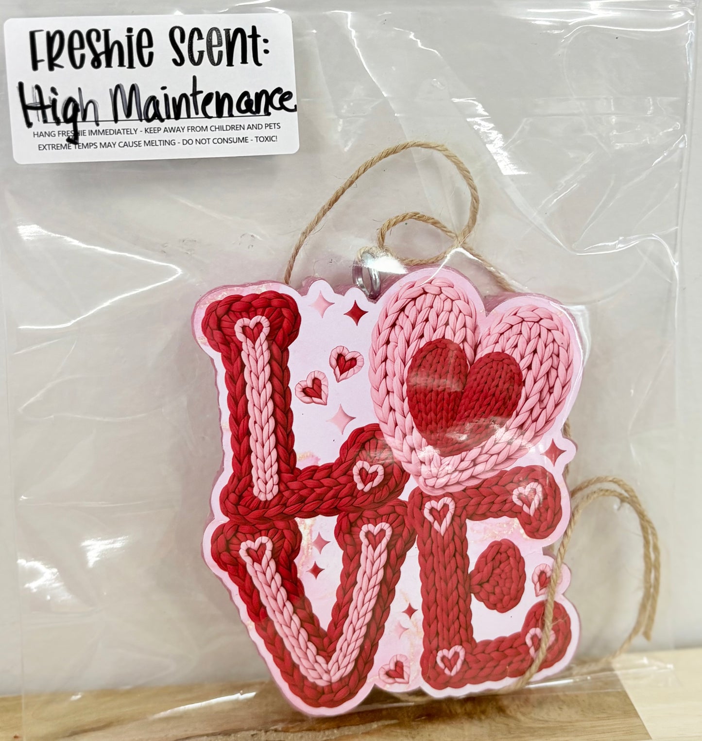 Valentines Day LOVE Freshie- High Maintenance