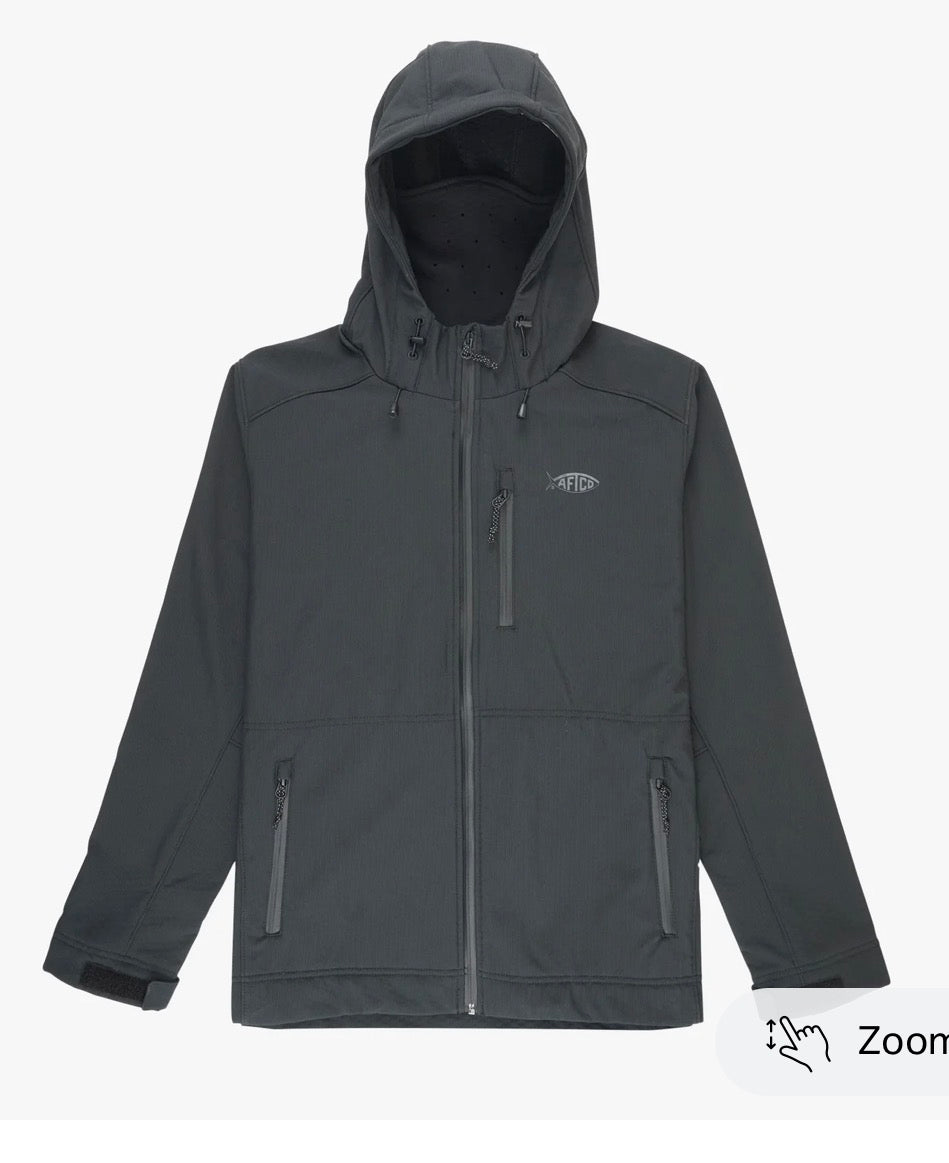 Aftco Reaper Softshell Windproof Jacket - Black